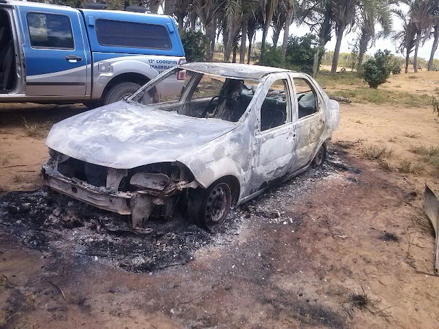 Utinga-BA: Cigano é morto com golpe de faca e tem veículo incendiado no Povoado de Lagoa Bonita