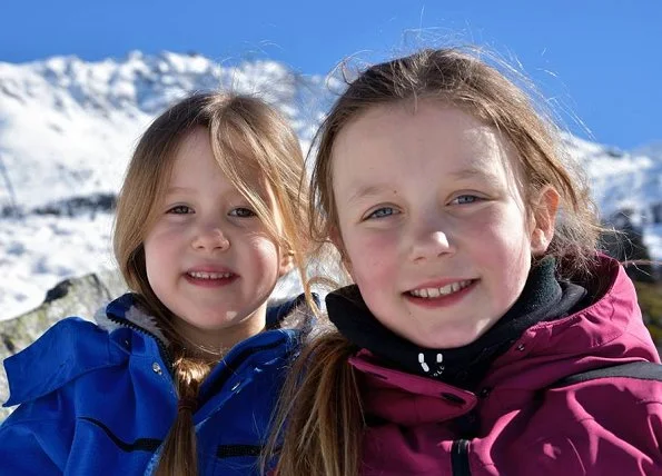 Prince Frederik, Princess Mary ,Prince Christian, Princess Isabella, Prince Vincent, Princess Josephine on Ski Holiday in Verbier, Switzerland