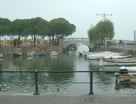 The pretty harbour at Desenzano del Garda
