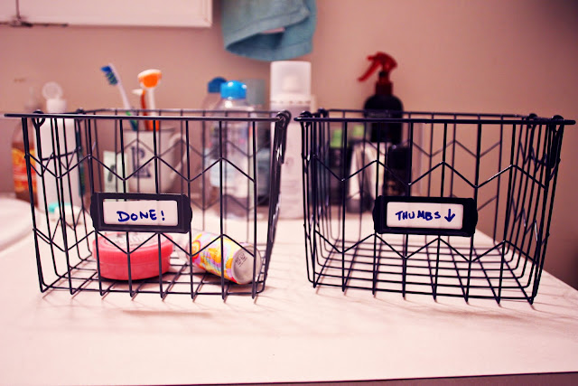 1 month to use it up challenge bins