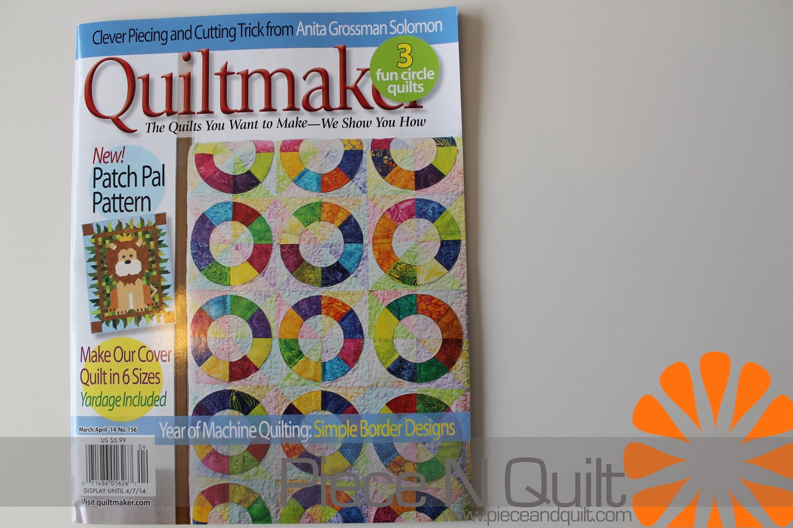 Piece N Quilt Year of Machine Quilting Free Motion Quilting for Borders