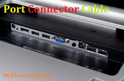 Electronic Note Komputer Port Connector Cable
