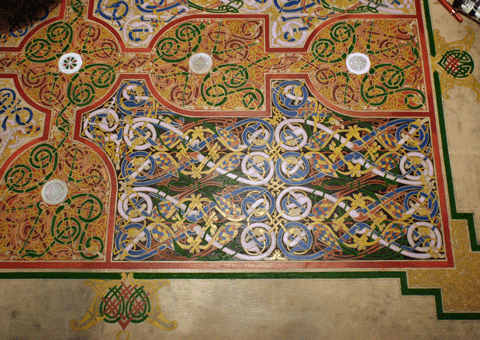 Workcraft on Lindisfarne gospels