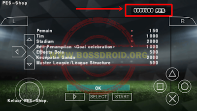 Cheat PES Jogress V3 Iso Cara Cheat Uang PES Jogress V3 Iso