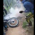 Vídeo: Moto pega fogo no município de Mairi
