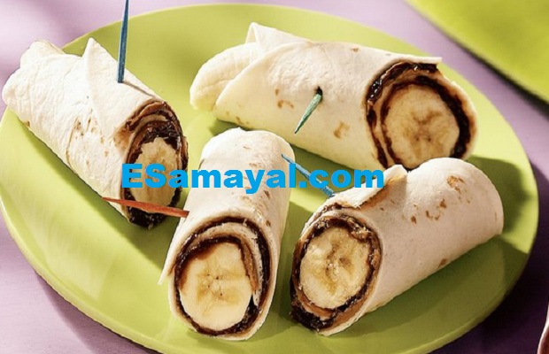 பனீர் ரோல்ஸ் செய்முறை | Banana Rolls Recipe !