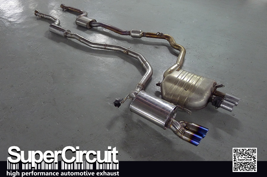 SUPERCIRCUIT Exhaust Pro Shop BMW F30 330e Catback Exhaust Customization