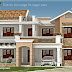 New villa exterior design in 3740 sq.feet