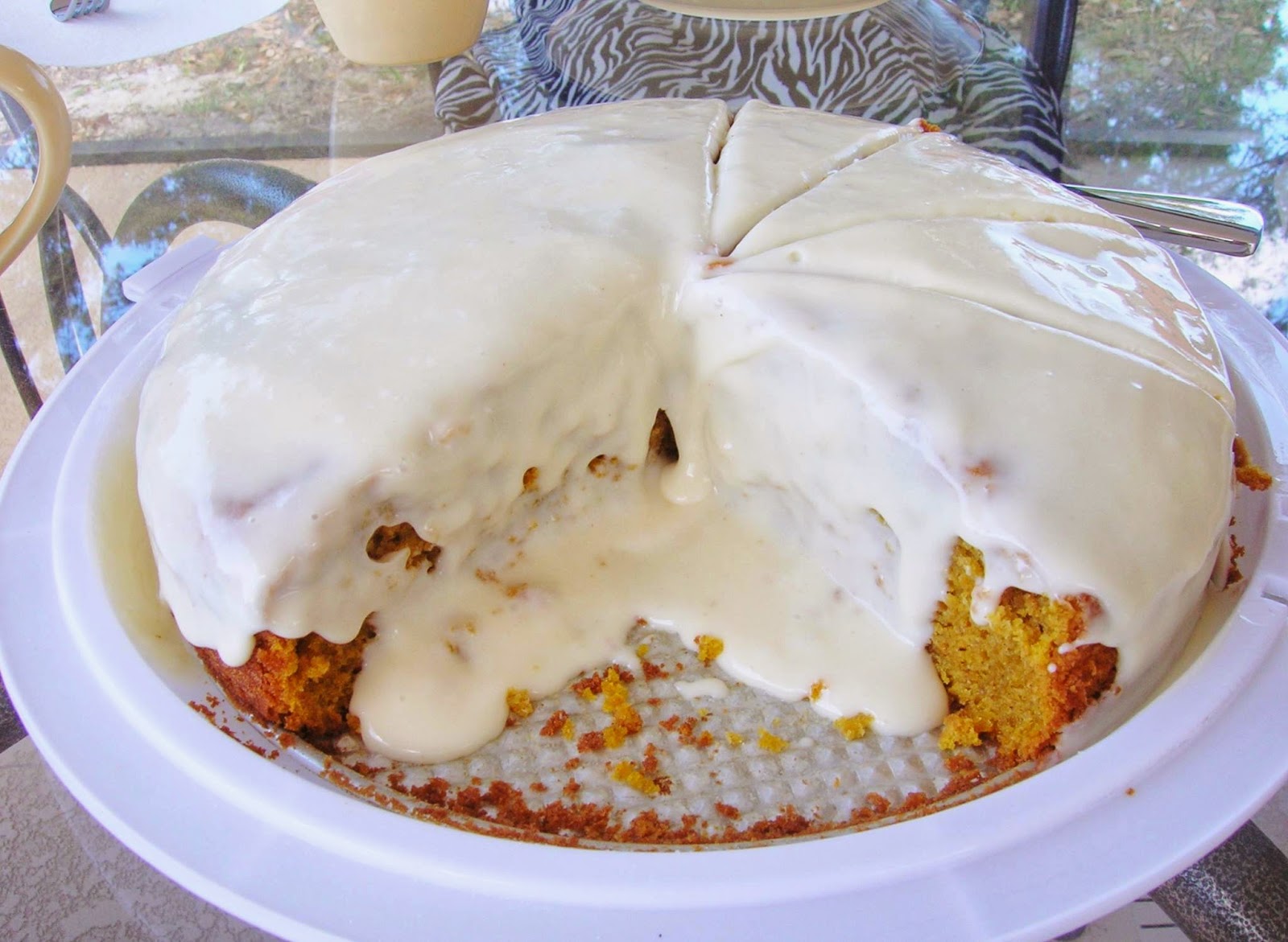 Gluten Free Cream Cheese frosted Spice Cake, made with squash, xanthan free GlutenFree Home