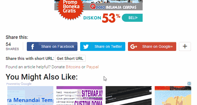 Menggunakan Responsive Social Share Buttons Ringan Dengan Counter Di Blog Menggunakan Responsive Social Share Buttons Ringan Dengan Counter Di Blog