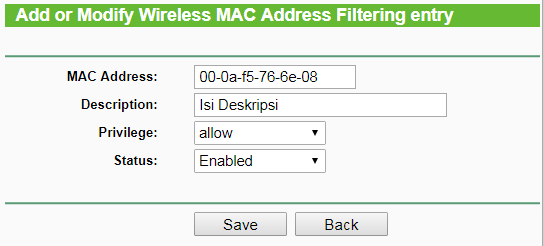 Cara Filter Mac Address Router TP-LINK Dengan Sangat Mudah