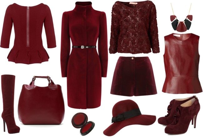 בלוג אופנה Vered'Style טרנד צבעי היין בורדו