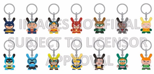 Kidrobot x DC Comics Justice League Dunny 1.5/" Keychain Green Arrow