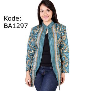 Cardigan lengan panjang motif batik untuk anak muda Cardigan lengan panjang motif batik untuk anak muda