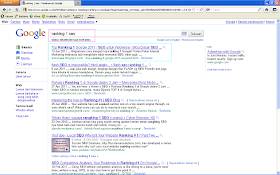 Hasil Posting Top Ranking 1 Google 2011 Setelah 96 Jam di Google Indonesia - Ranking 1 SEO