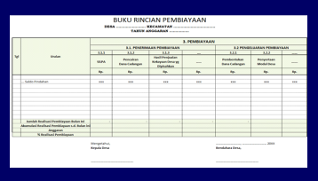 Buku Rincian Pembiayaan http://updesa.blogspot.co.id
