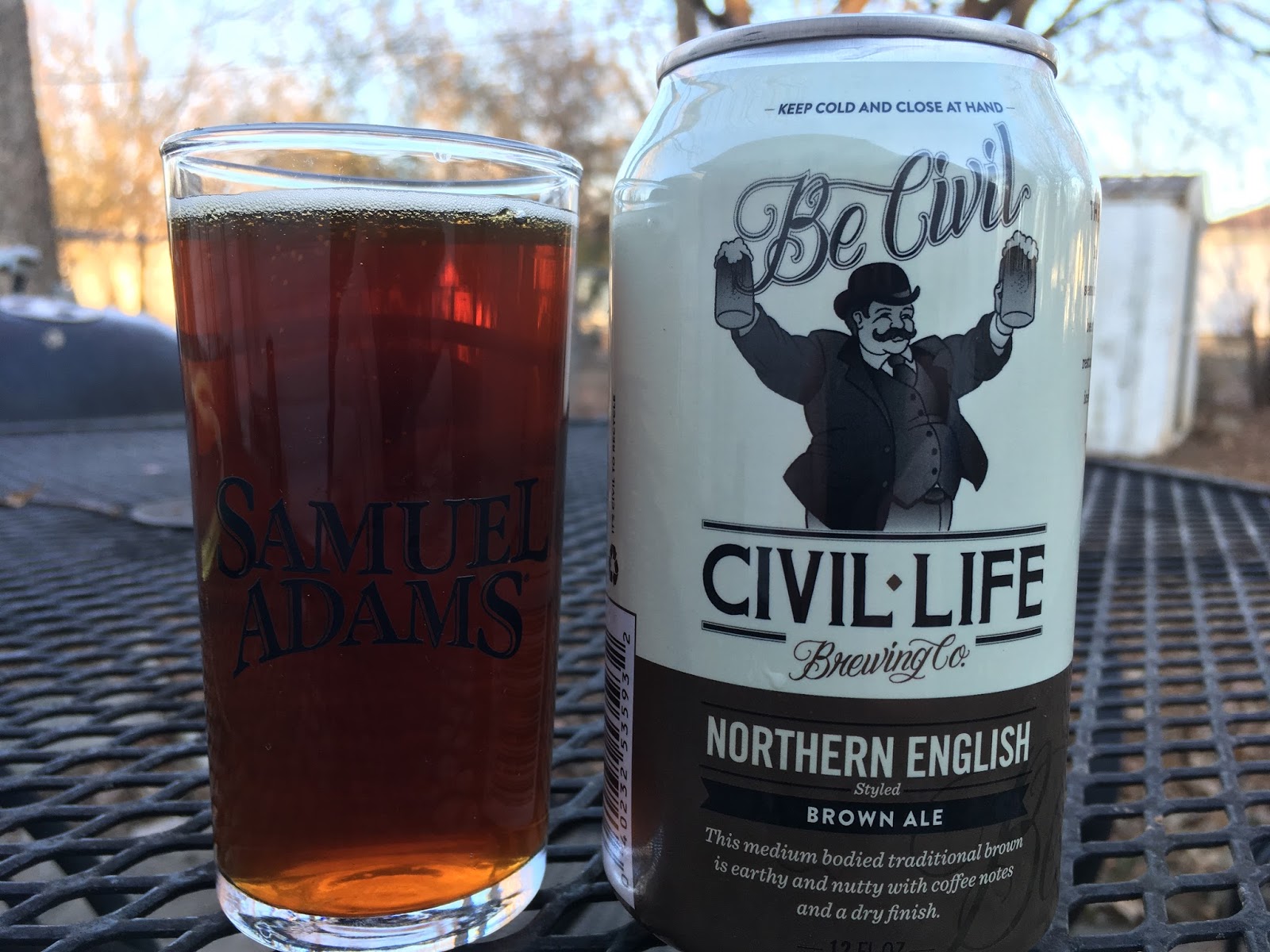 Pickwick Brewing My homebrew and Civil Life Northern Brown Ale side by