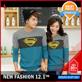 SUP1261030 008 Cp Swaeter Superman Baju Couple BMGShop