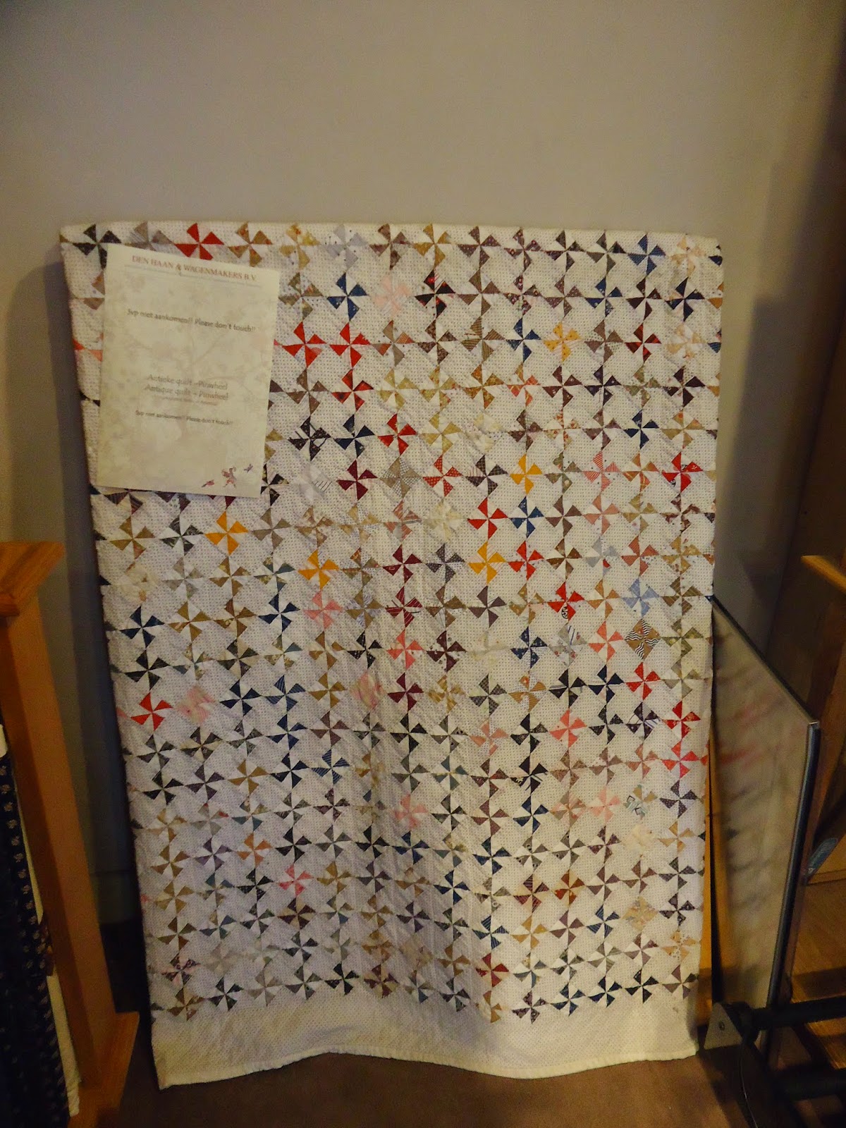 Patricia quilts at home Dutch Quilts in Amsterdam