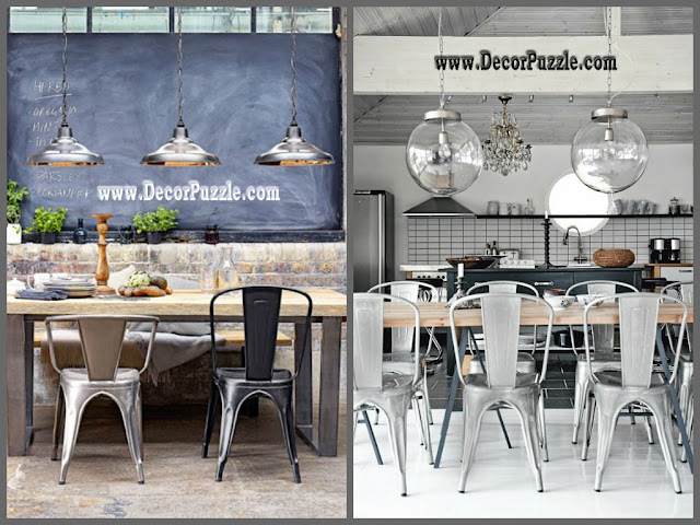 industrial kitchen style, industrial chic decor furniture, industrial dining table