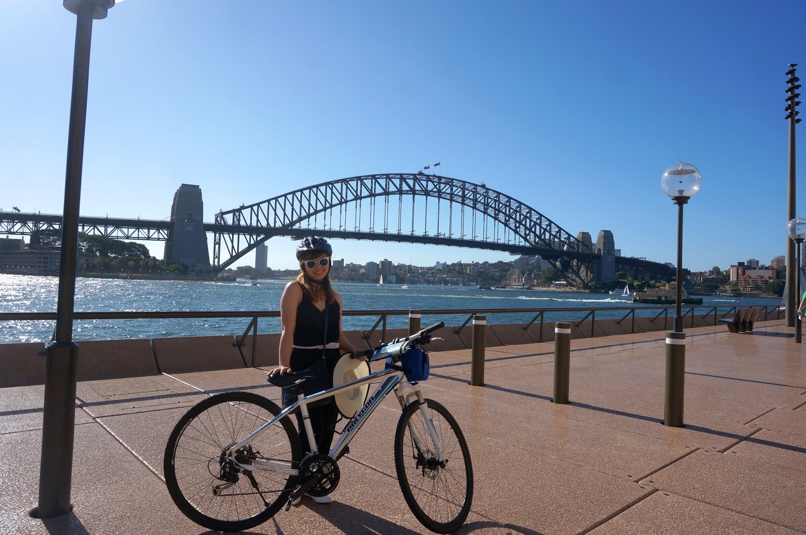 Walk with Cham Biking in Sydney Australia via Sydney Bike Tours