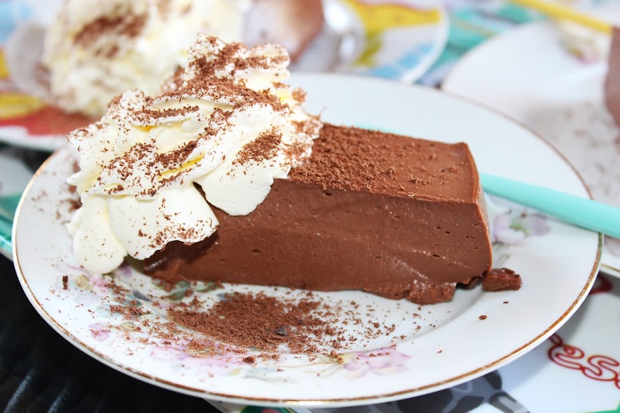 TARTA DE NATILLAS DE CHOCOLATE {SIN AZÚCAR}