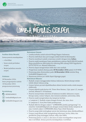 Lomba Menulis Cerpen - Komunitas Banyuwangi Berdaya Lomba Menulis Cerpen - Komunitas Banyuwangi Berdaya