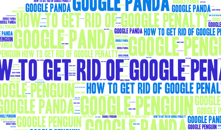Panda and penguin word cloud