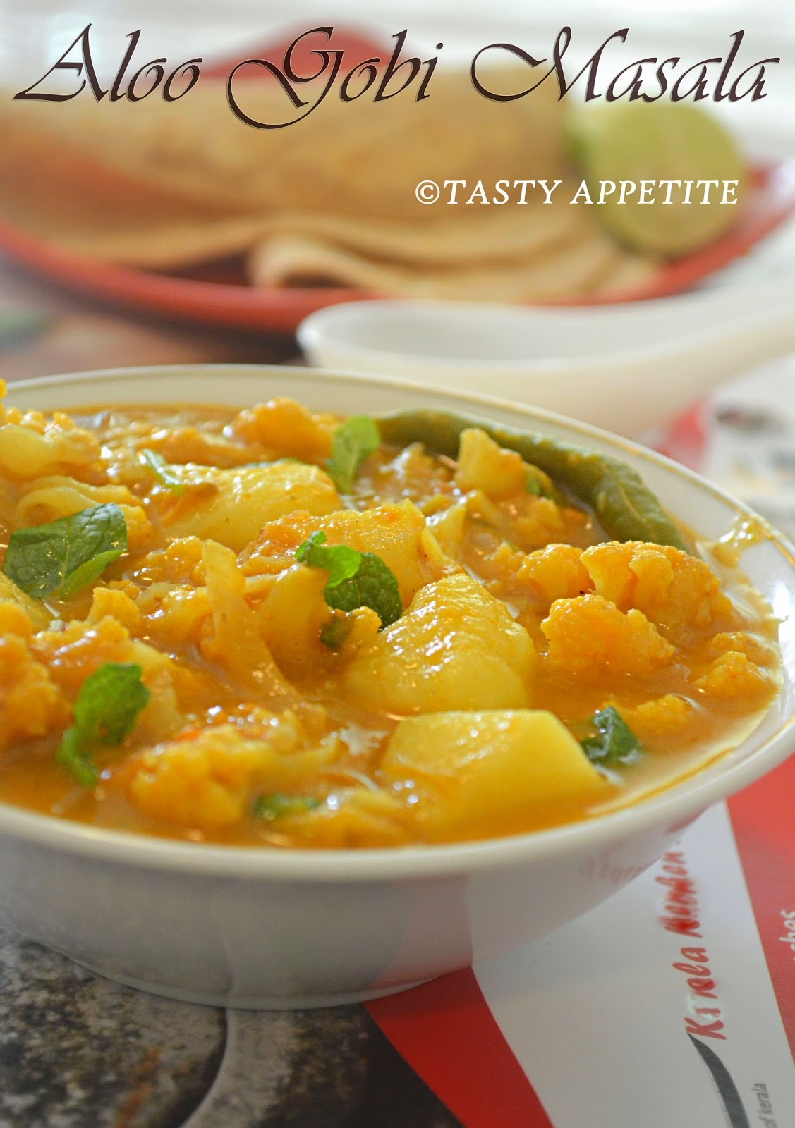 ALOO GOBI MASALA / HOW TO MAKE ALOO GOBI CURRY / STEP BY STEP RECIPE