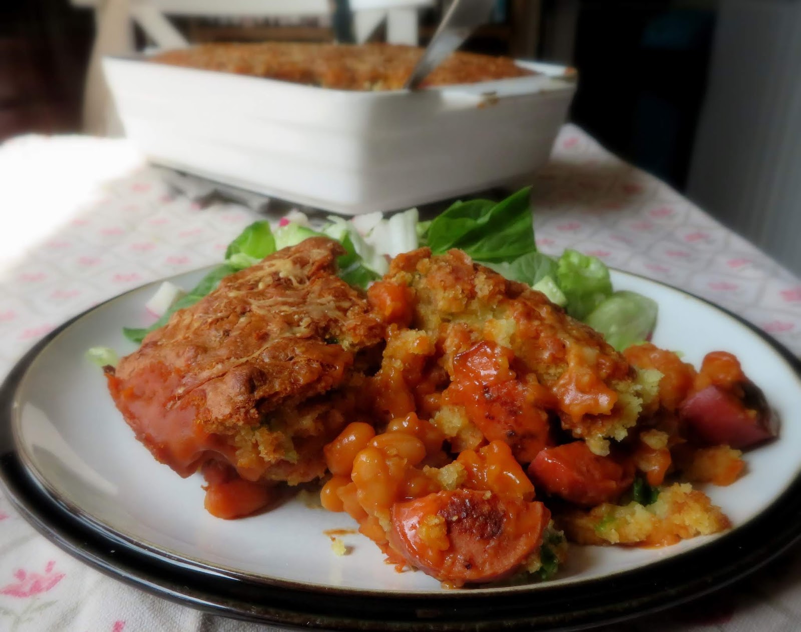 Beans & Wieners Under Cornbread The English Kitchen