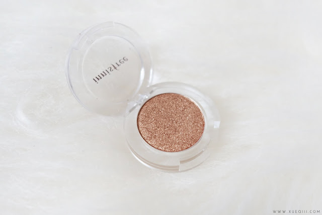 Innisfree Mineral Single Shadows Review and Swatches - Shimmer 05 Starry Leo