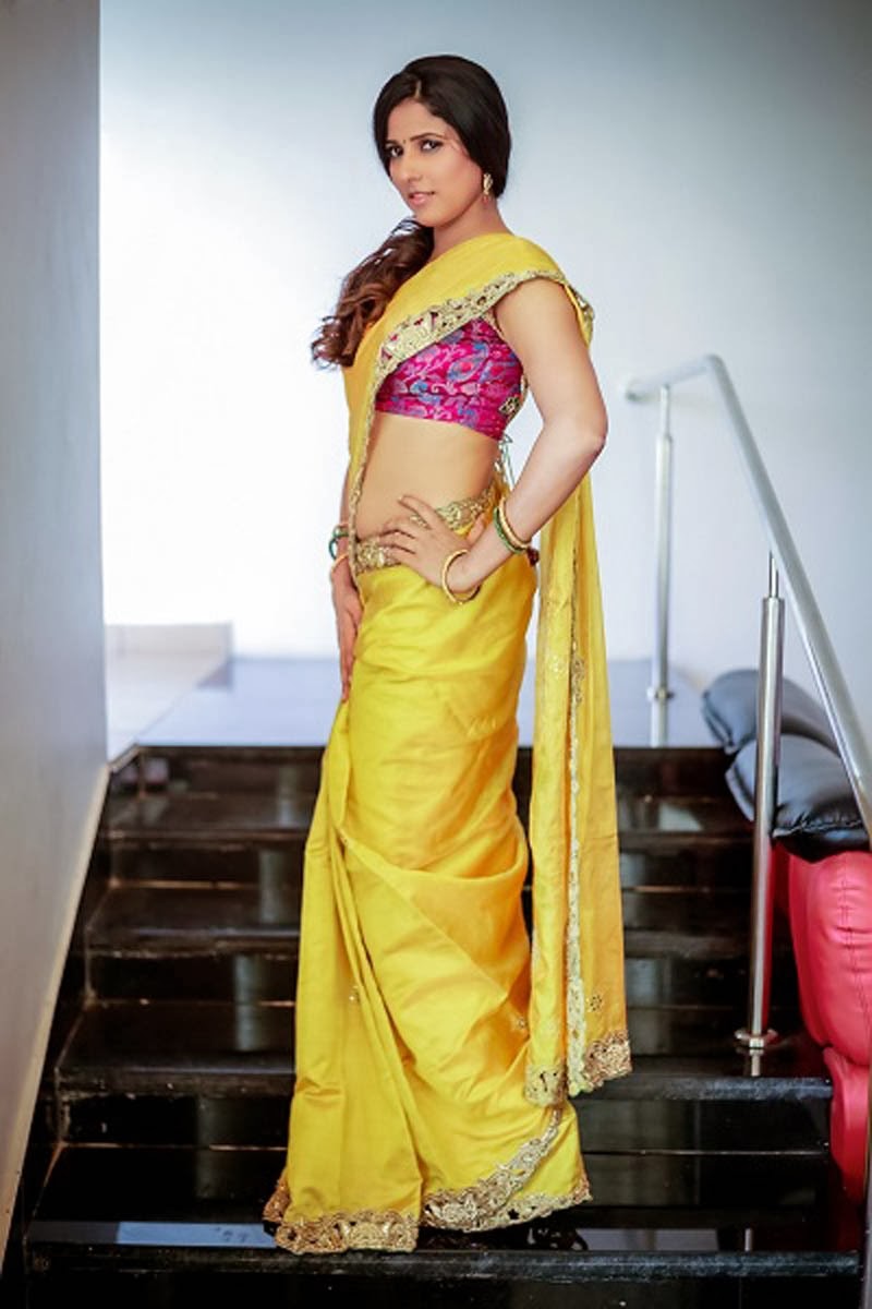 Actress Sravya Reddy Gorgeous In Sarees Stylish Designer Sarees Lehengas