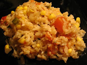 Tomato Brown Rice and Corn