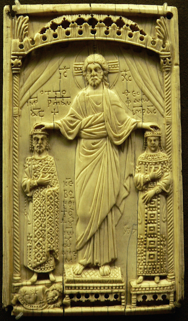 Βυζαντινή μικροτεχνία σε ελεφαντόδοτο, Μουσείο de Cluny, Παρίσι, Γαλλία