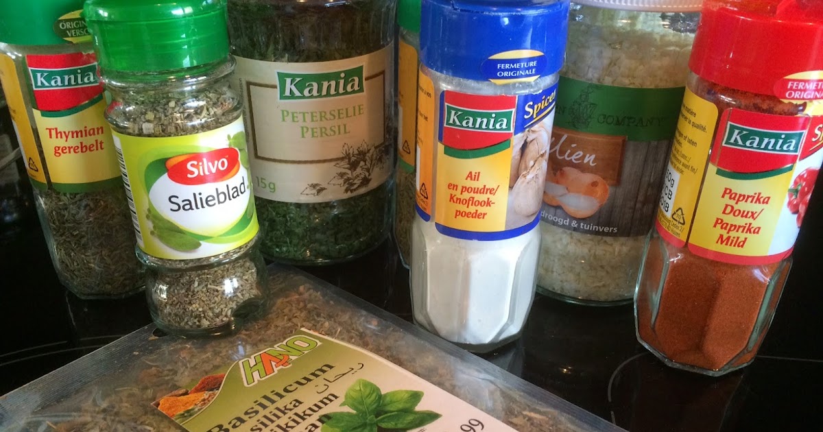 Lekker eten met Marlon Zelf kruidenmixen maken > Italiaanse kruidenmix