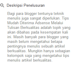 Deskripsi Penelusuran Deskripsi Penelusuran