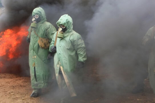 Personas tóxicas en medio de un incendio