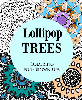 Lollipop Mandala Adult Coloring Book