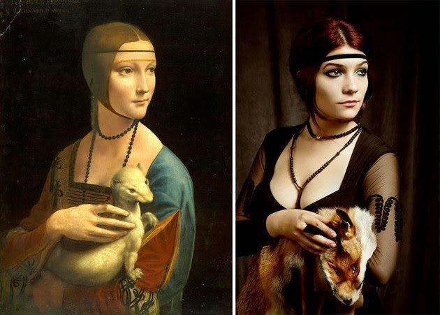 famous paintings reproduced, recreation of classical paintings