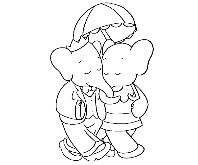 babar coloring pages - photo #26