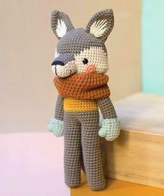 amigurumi wolf crochet pattern