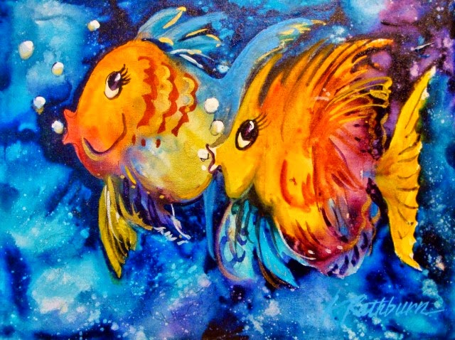 Художница-акварелист. Kathy Los-Rathburn