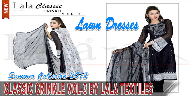 Lala Textiles Classic Crinkle Lawn Vol-3 Summer 2013