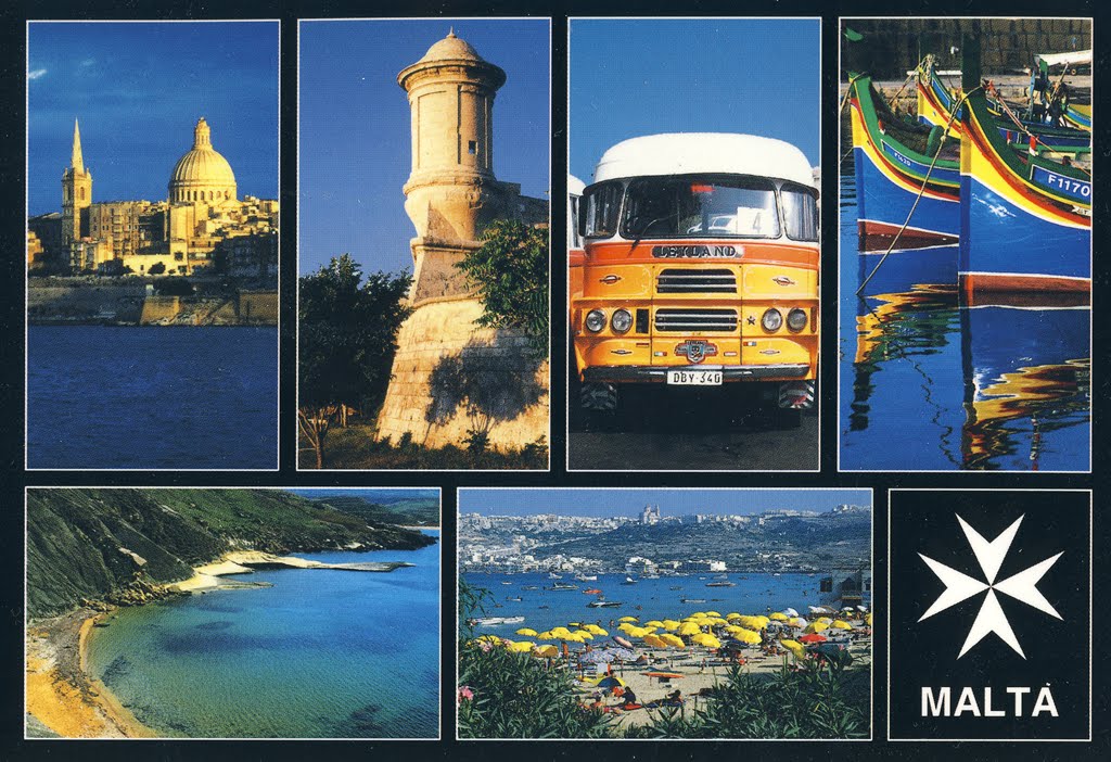 World on Postcards Malta