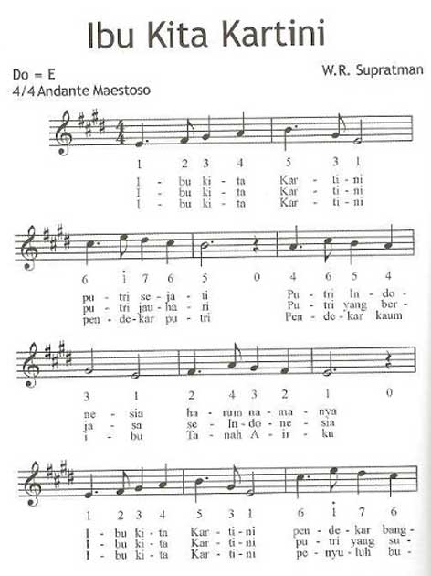 25+ Trend Terbaru Lirik Lagu Ibu Kita Kartini Piano - Unclebucks Vintage