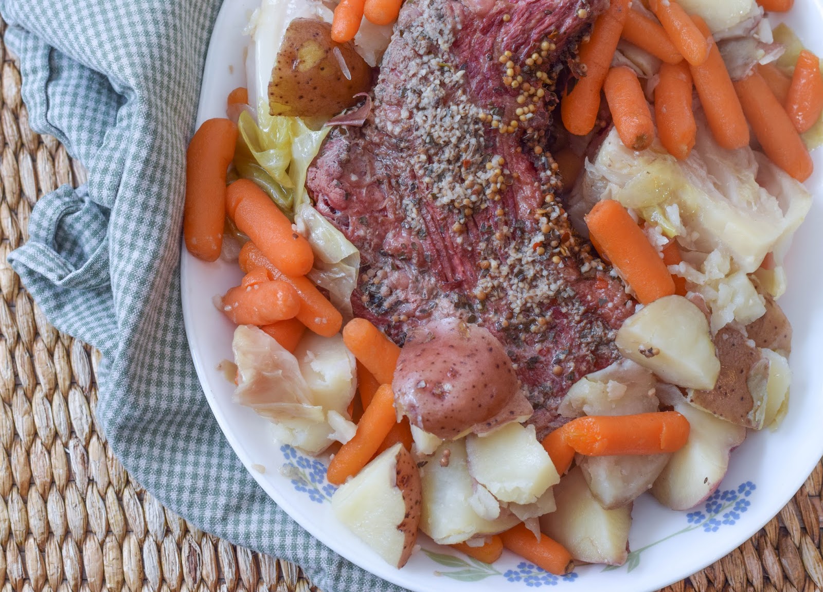 The Backroad Life Instant Pot Corned Beef and Cabbage