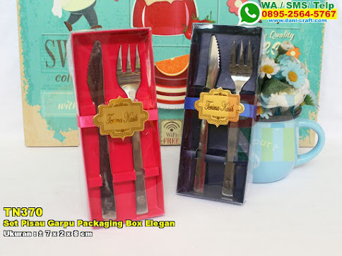 Set Pisau Garpu Packaging Box Elegan
