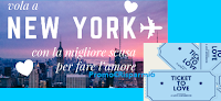 Ticket To Love: vinci gratis soggiorno a New York per 2 persone Logo Ticket To Love: vinci gratis soggiorno a New York per 2 persone
