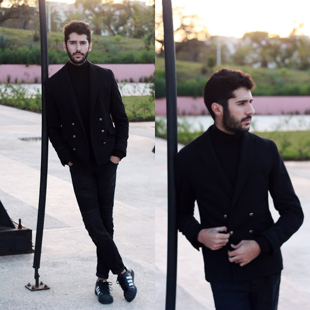 look masculino com adidas superstar