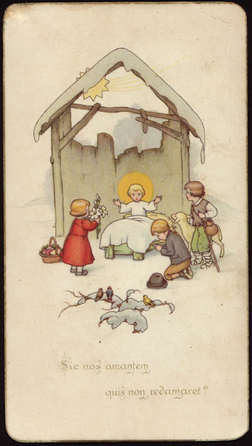 holy cards for children nativity chirsmas cards